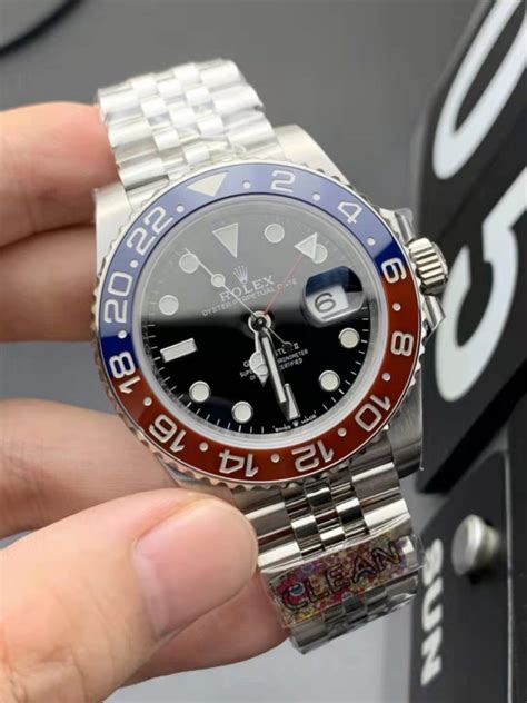 pepsi replica rolex gmt automatic movment|rolex pepsi 2022 price.